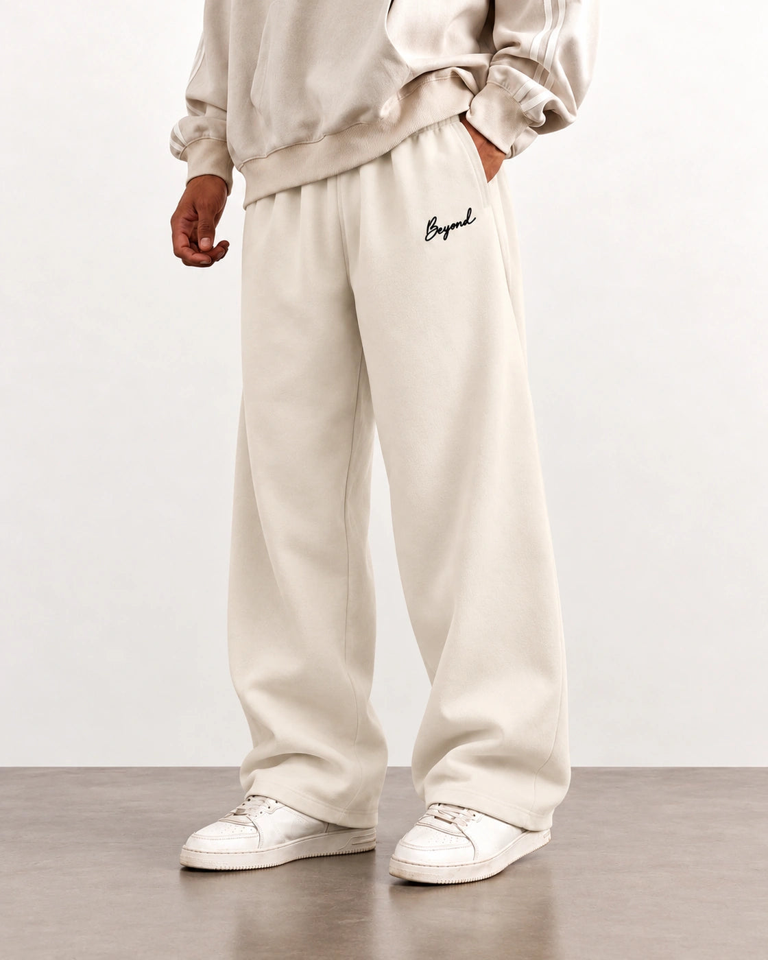 Cream Beyond Baggy Sweatpants