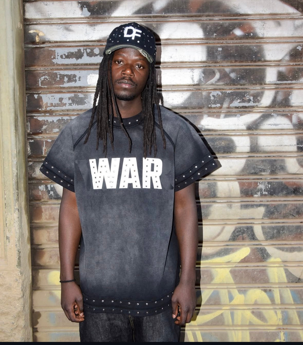War Studded Oversized Tee