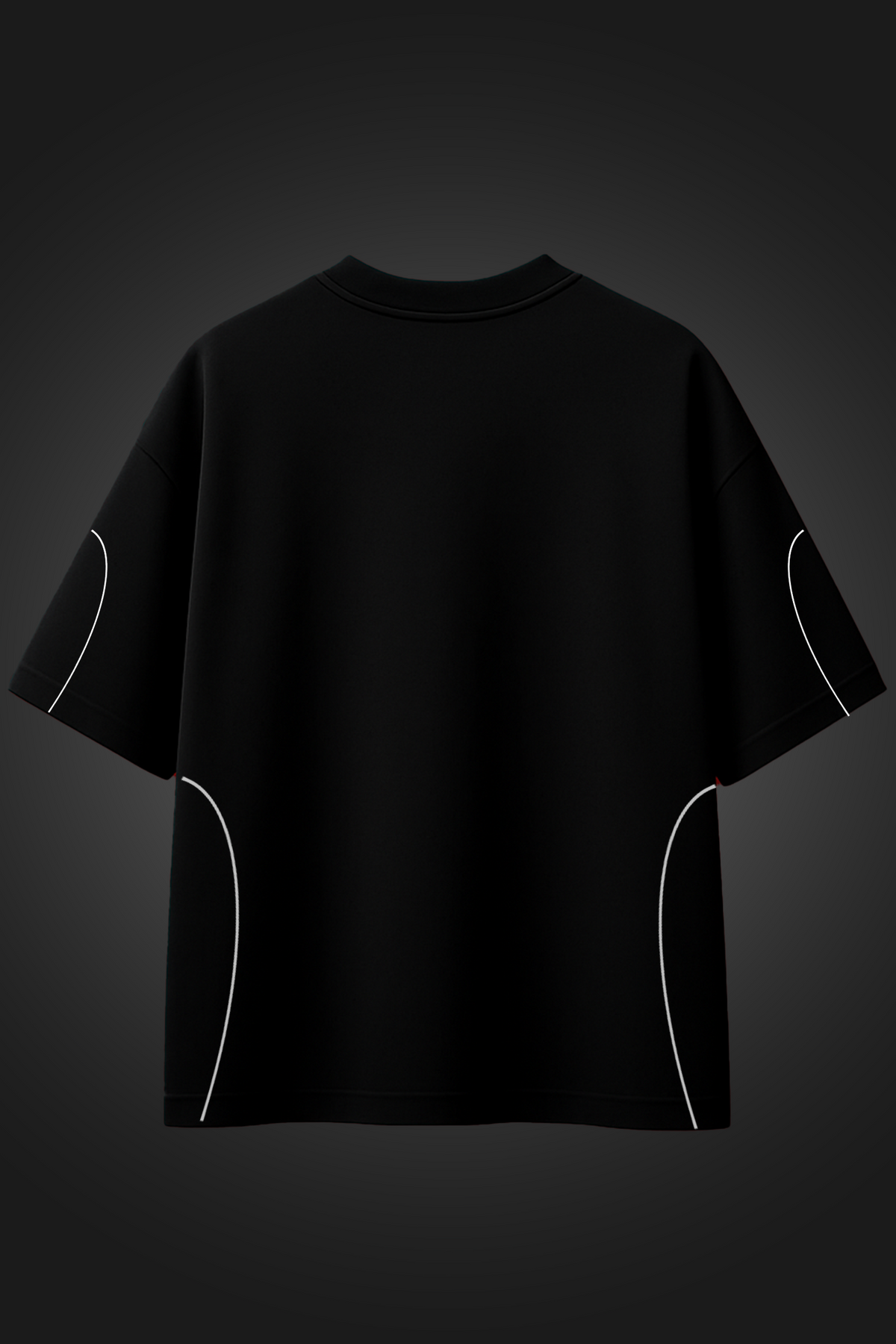 BEYOND INFINITY BLACK OVERSIZED T SHIRT