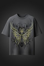 butterfly grey oversized t shirt