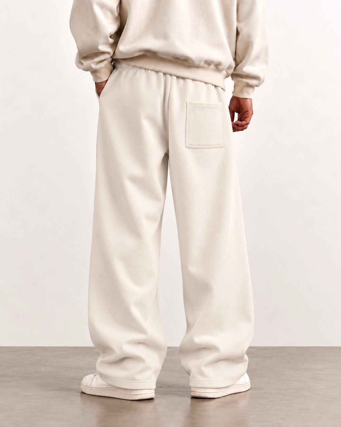 Cream Beyond Baggy Sweatpants