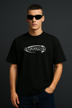 BEYOND 07 BLACK OVERSIZED T SHIRT