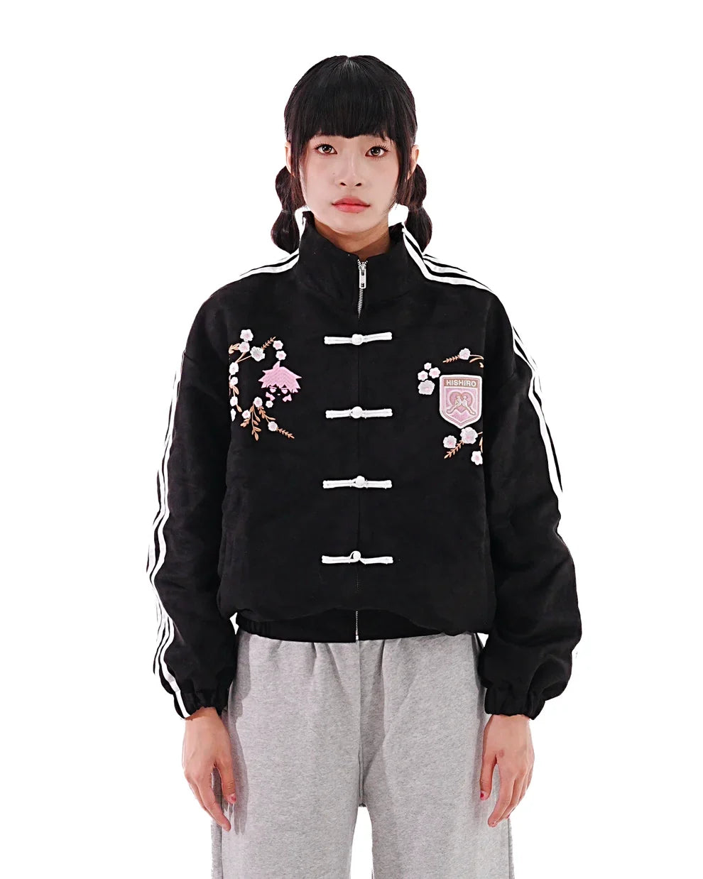 Midnight Black Crest Jacket