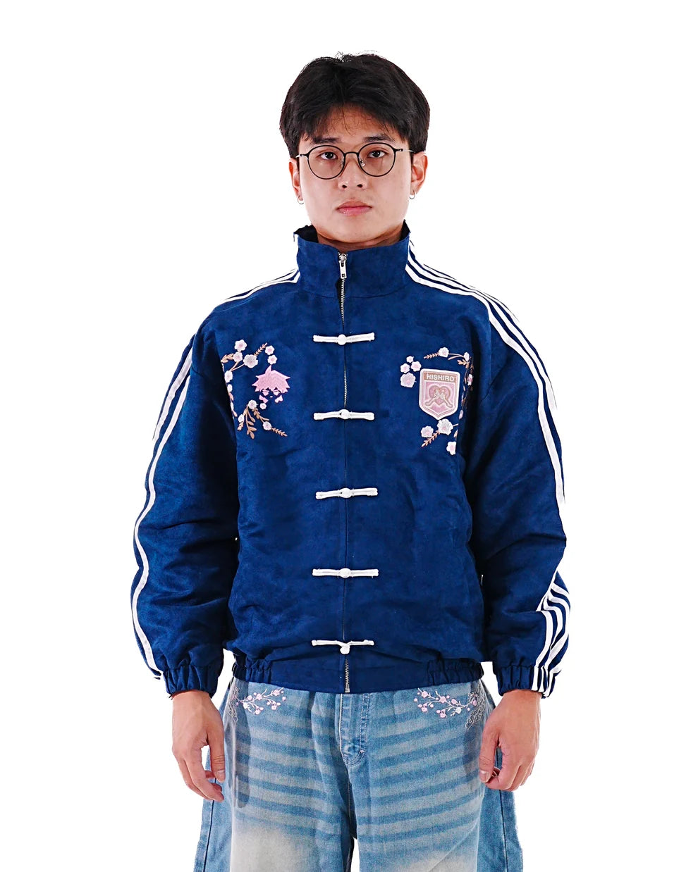 Navy Crest Jacket