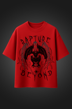 RAPTURE RED OVERSIZED T SHIRT